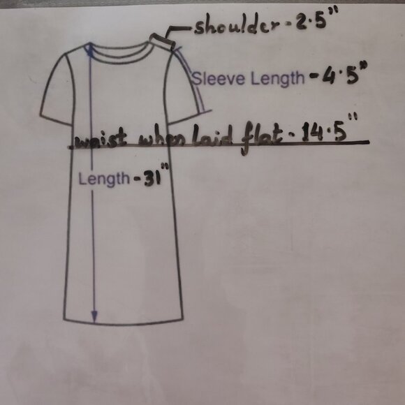 George brand Short sleeve red velour dress with sequined belt (size L 10-12) - Picture 7 of 7